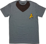 Star Trek Spock Uniform T Shirt Sheer