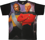 Star Trek TNG Worf Picard BB Sublimated T Shirt