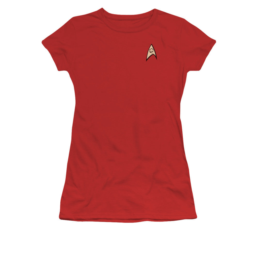 Star Trek TOS Engineering Juniors T Shirt