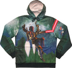 Star Wars Boba Fett Flying Sublimated Hoodie