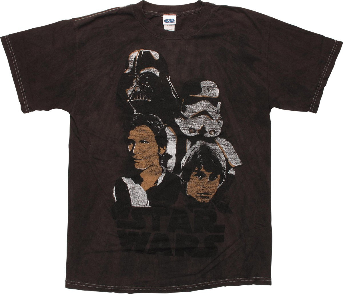 Star Wars Classic Cast Tie Dye T-Shirt