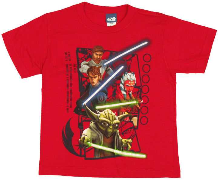 Star Wars Clone Wars Force Juvenile T Shirt