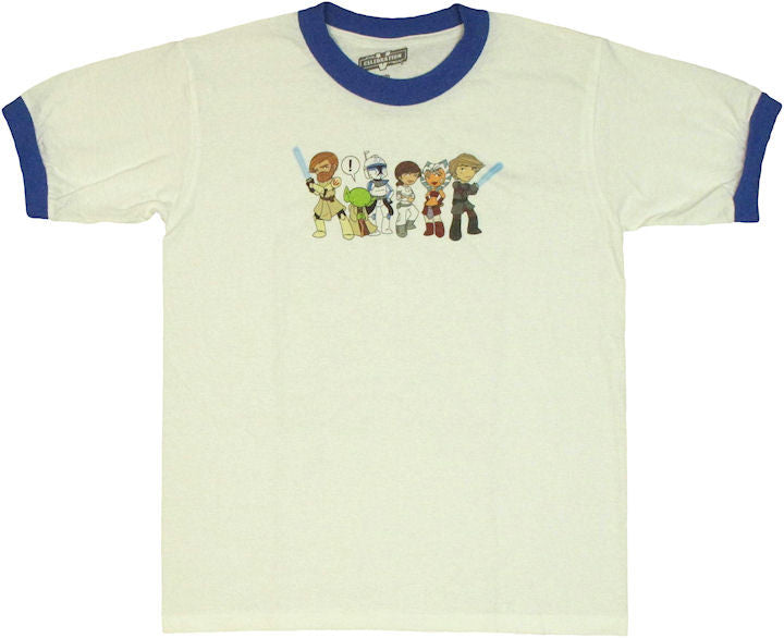 Star Wars Clone Wars Heroes Youth T Shirt