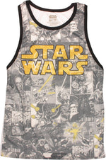Star Wars Comic Pages Sublimated Tank Top