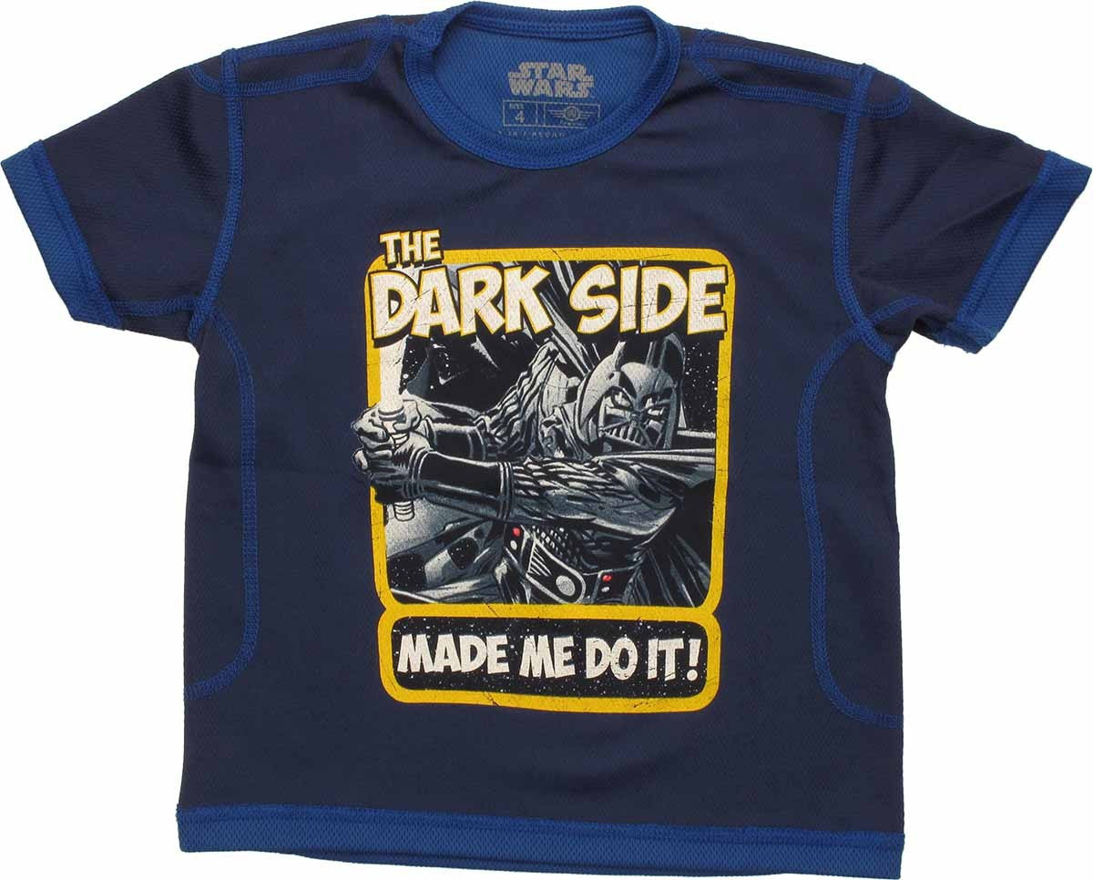 Star Wars Dark Side Made Me Mesh Juvenile T Shirt