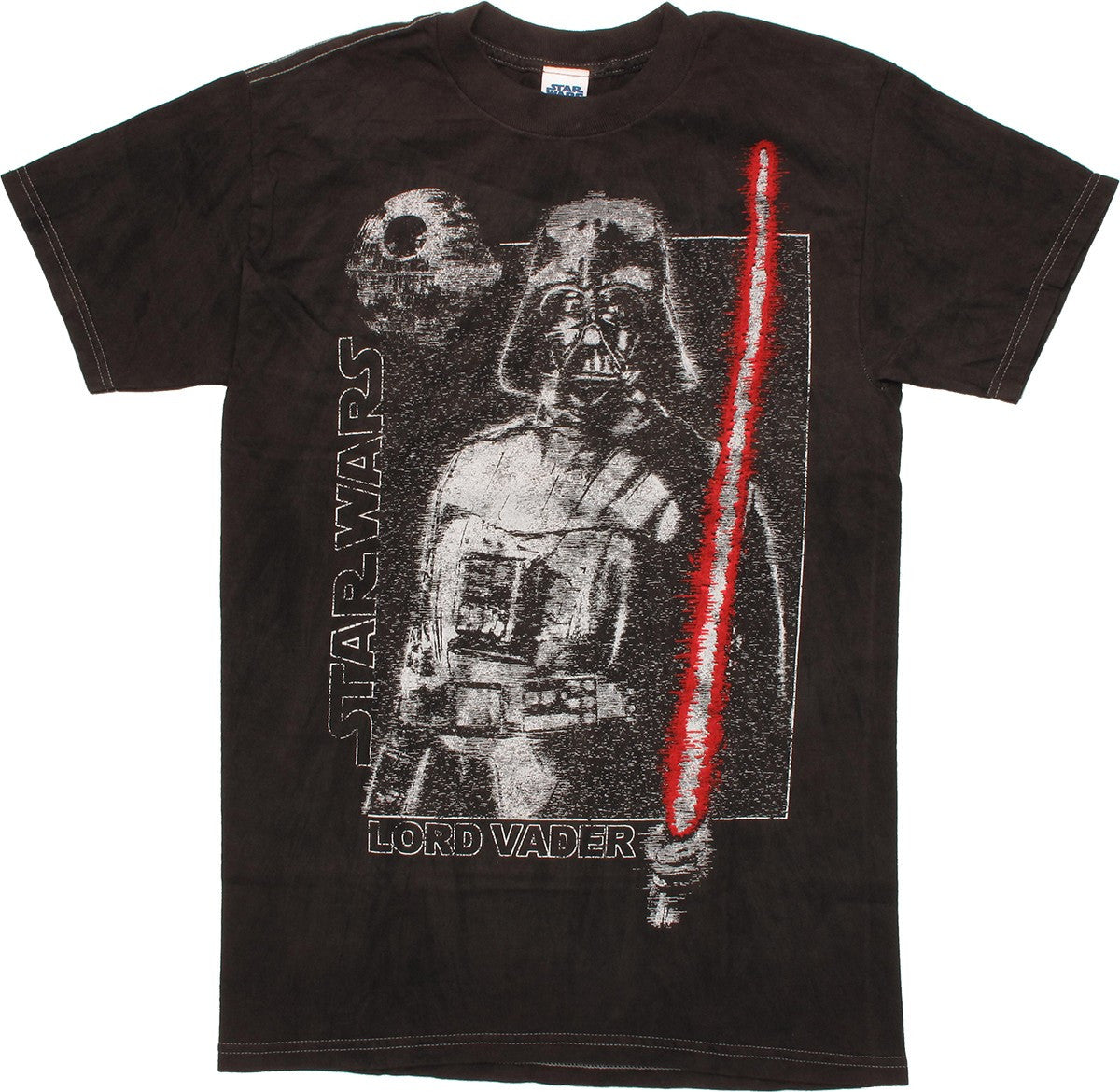Star Wars Grainy Vader River Wash T Shirt