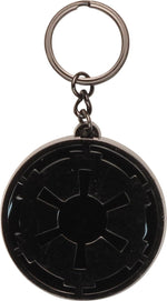 Star Wars Imperial Logo Black Metal Keychain