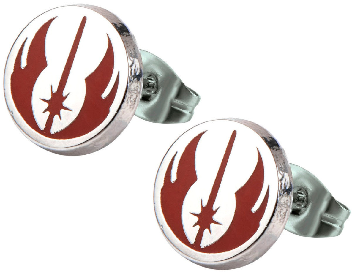 Star Wars Jedi Order Symbol Enamel Stud Earrings