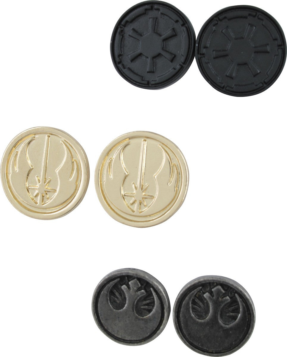 Star Wars Logos 3 Earrings Set