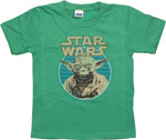 Star Wars Name Yoda in a Circle Juvenile T-Shirt