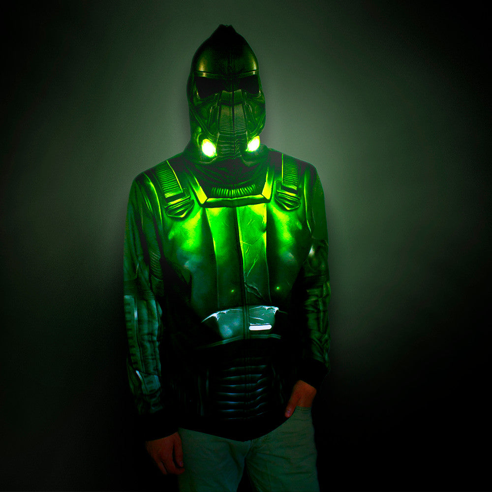 Star Wars Rogue One Death Trooper Face Zip Hoodie