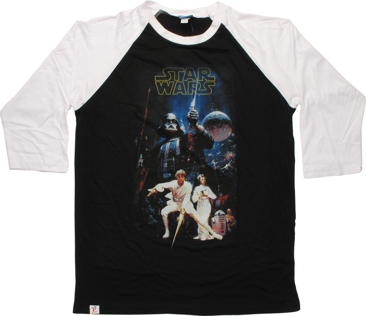 Star Wars Siblings Artwork Raglan T-Shirt Sheer