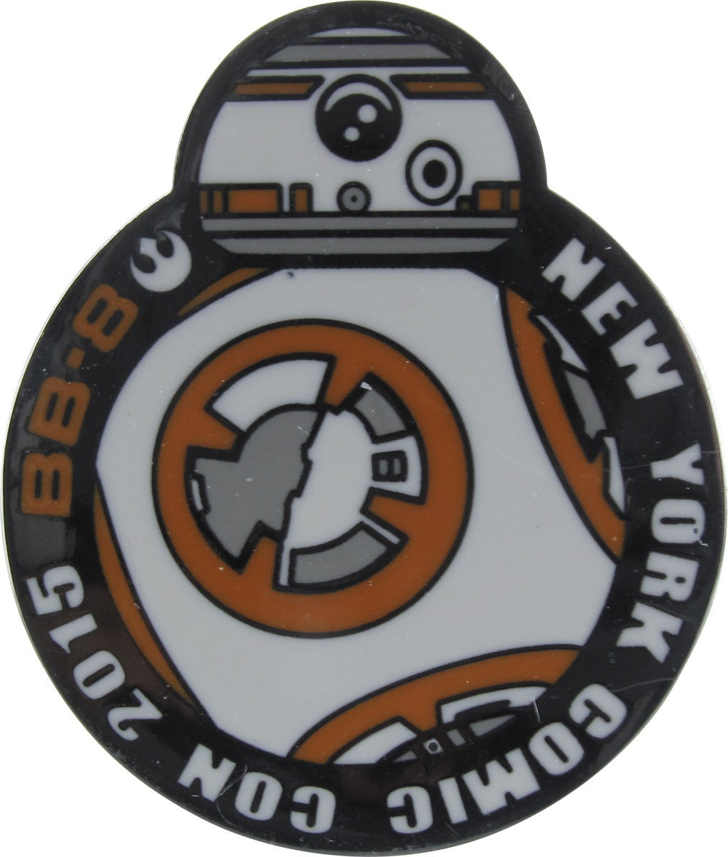Star Wars TFA BB-8 New York Comic Con 2015 Pin