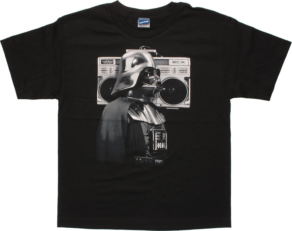 Star Wars Vader Boombox Youth T Shirt