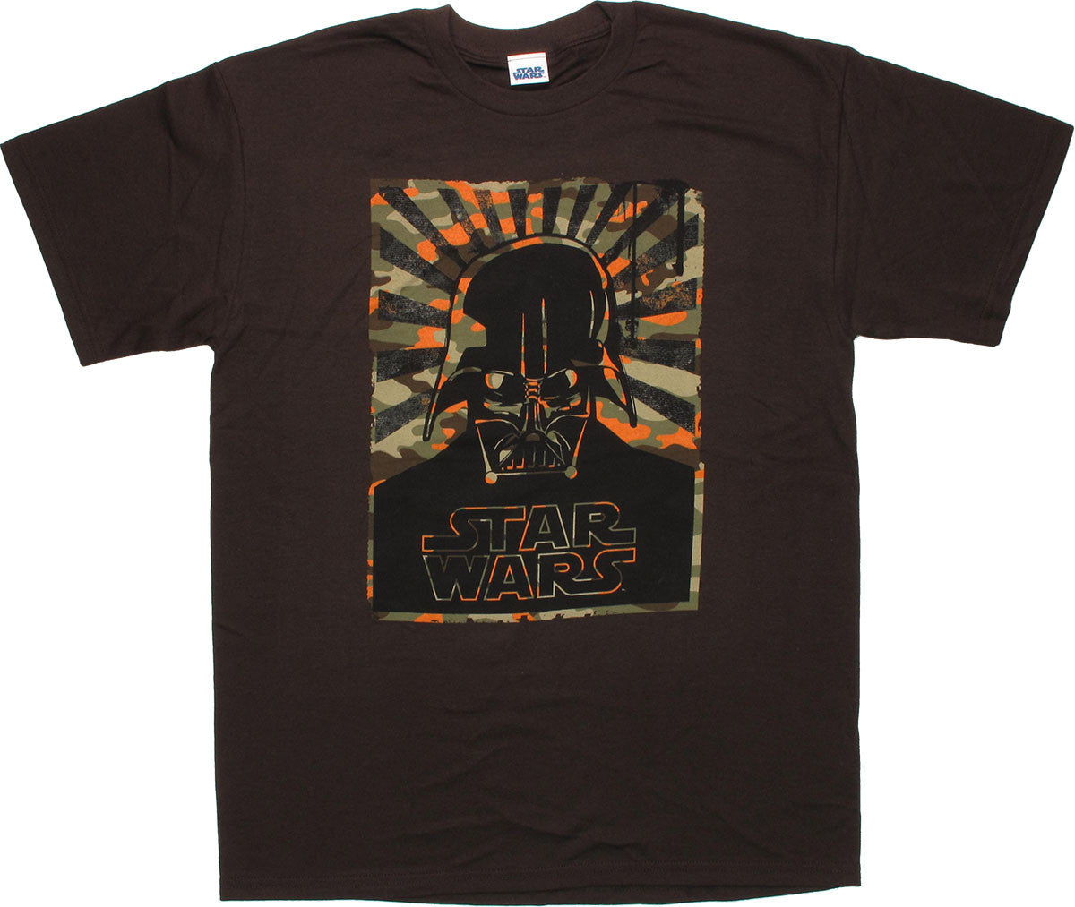 Star Wars Vader Look Down Brown T Shirt