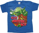 Star Wars Yoda Size Not Blue Juvenile T Shirt