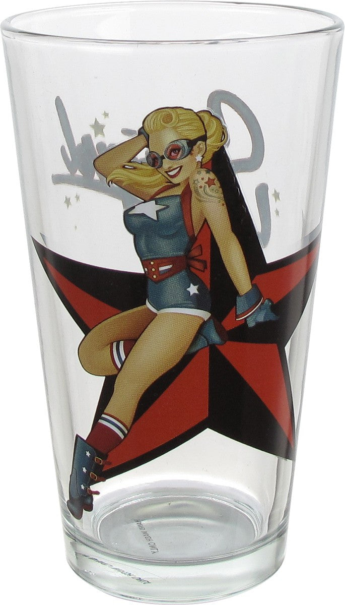 Stargirl Bombshell Toon Tumbler Pint Glass