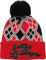 Suicide Squad Daddy's Lil Monster Cuff Pom Beanie