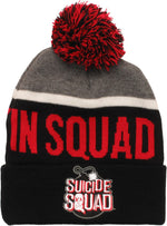 Suicide Squad In Squad We Trust Cuff Pom Beanie