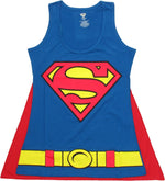 Supergirl Cape Tank Top Baby Tee