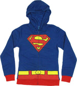 Supergirl Costume Suit Junior Hoodie