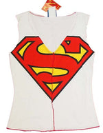 Superman Sleeveless Juniors T-Shirt