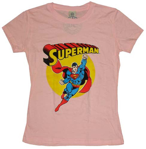 Superman Name Pose Juniors T-Shirt