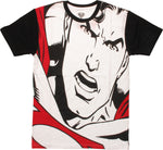 Superman Close Up Big Face T-Shirt