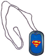 Superman Dog Tag Necklace
