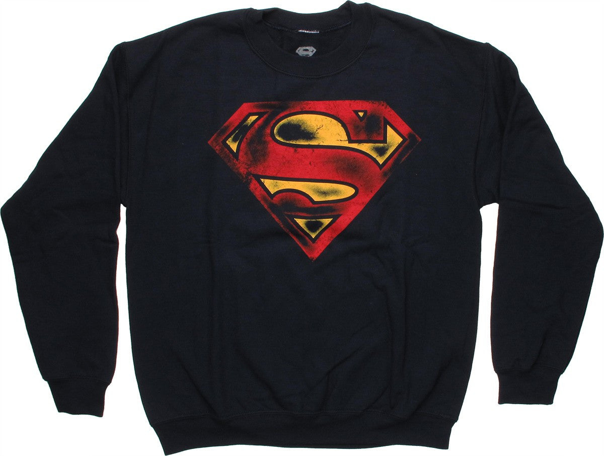 Superman Faded Logo Sweatshirt – Stylin Online
