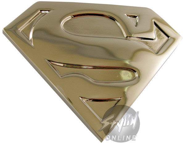 Superman Chrome Shield Belt Buckle