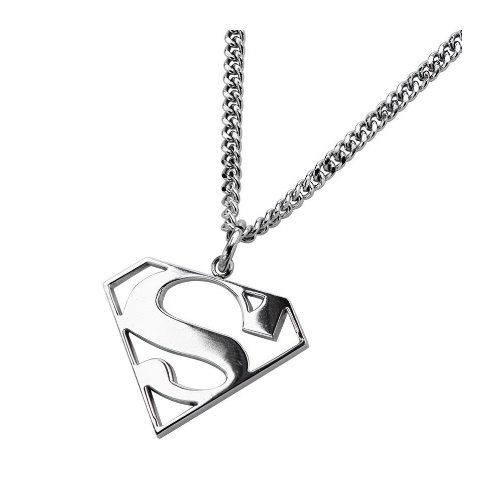 Superman Logo Cut Out Necklace