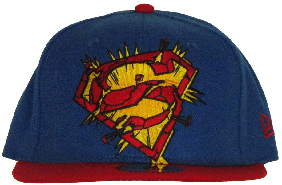 Superman Exploding Logo 59FIFTY Hat