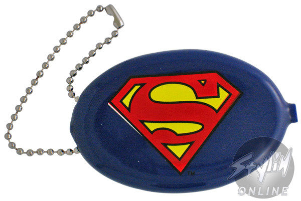 Superman Logo Rubber Coin Purse