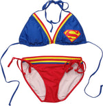 Superman Logo Triangle String Bikini Swimsuit