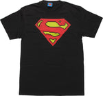 Superman Pixel Logo T Shirt