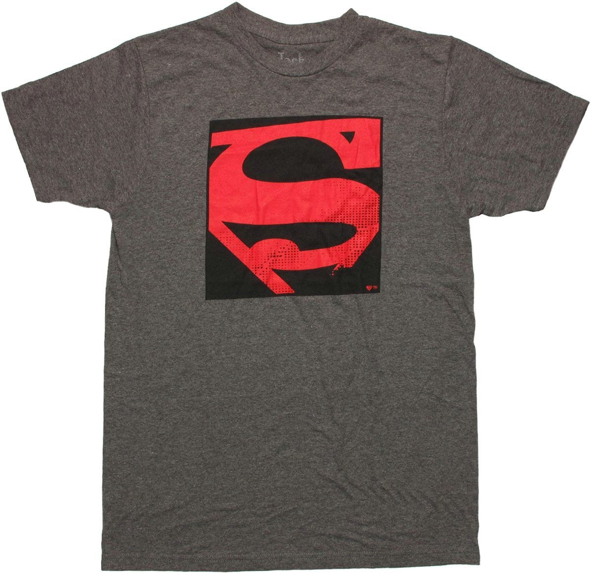 Superman Pop Art Logo T Shirt Sheer
