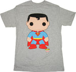 Superman Pop Heroes T Shirt Sheer