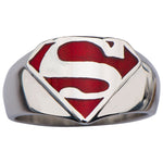 Superman Red Inlay Ring