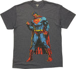 Superman Standing Word Collage T-Shirt