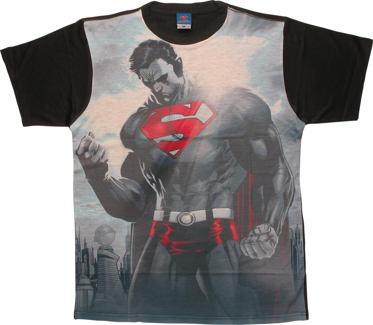 Superman Sun Glare Sublimated T Shirt Sheer