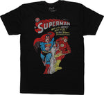 Superman vs Flash Fastest Man Alive T-Shirt Sheer