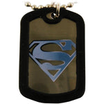 Superman White Logo Dog Tag