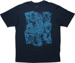 Avengers Squares Navy Blue Tall T-Shirt
