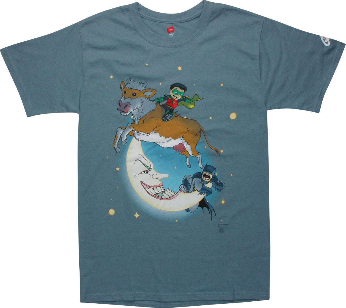 Batman Robin Over Moon T-Shirt