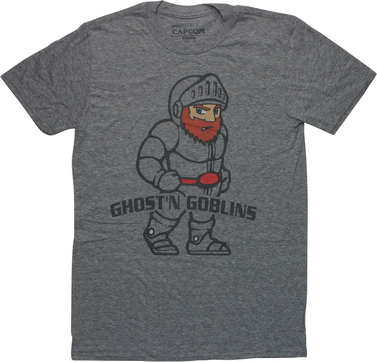 Capcom Ghosts 'N Goblins Arthur Heather T-Shirt
