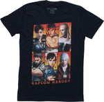 Capcom Heroes Portraits T-Shirt