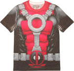 Deadpool Sublimated Double Sided Costume T-Shirt