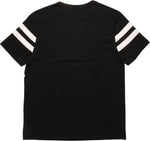 Deadpool Logo Striped Sleeve Varsity Jersey Shirt