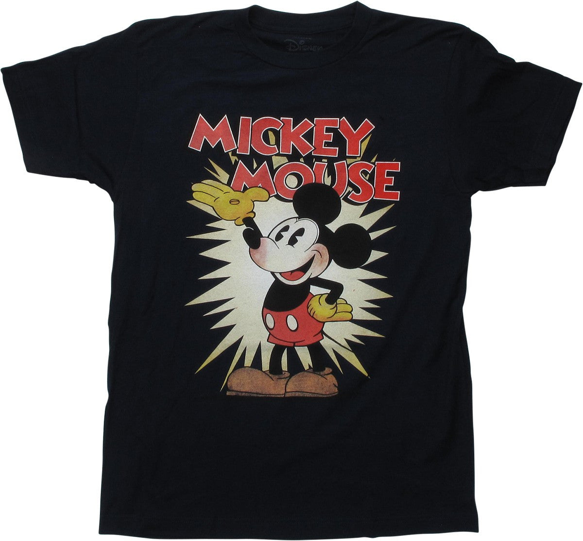 Mickey Mouse Wave Navy Blue T-Shirt